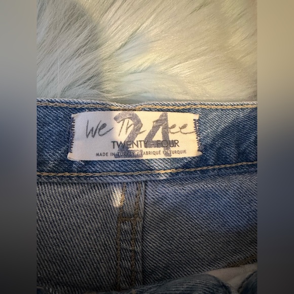 NWT Free People WE THE FREE Kiss Me Jean Shorts Size 24 - Picture 7 of 8